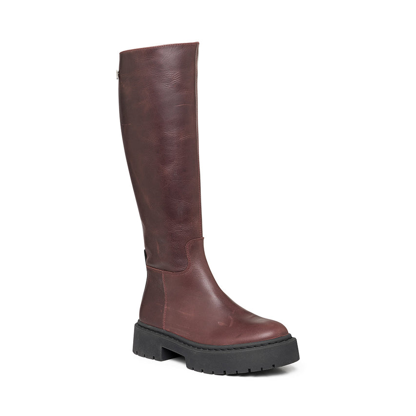 Galina Boot BURGUNDY