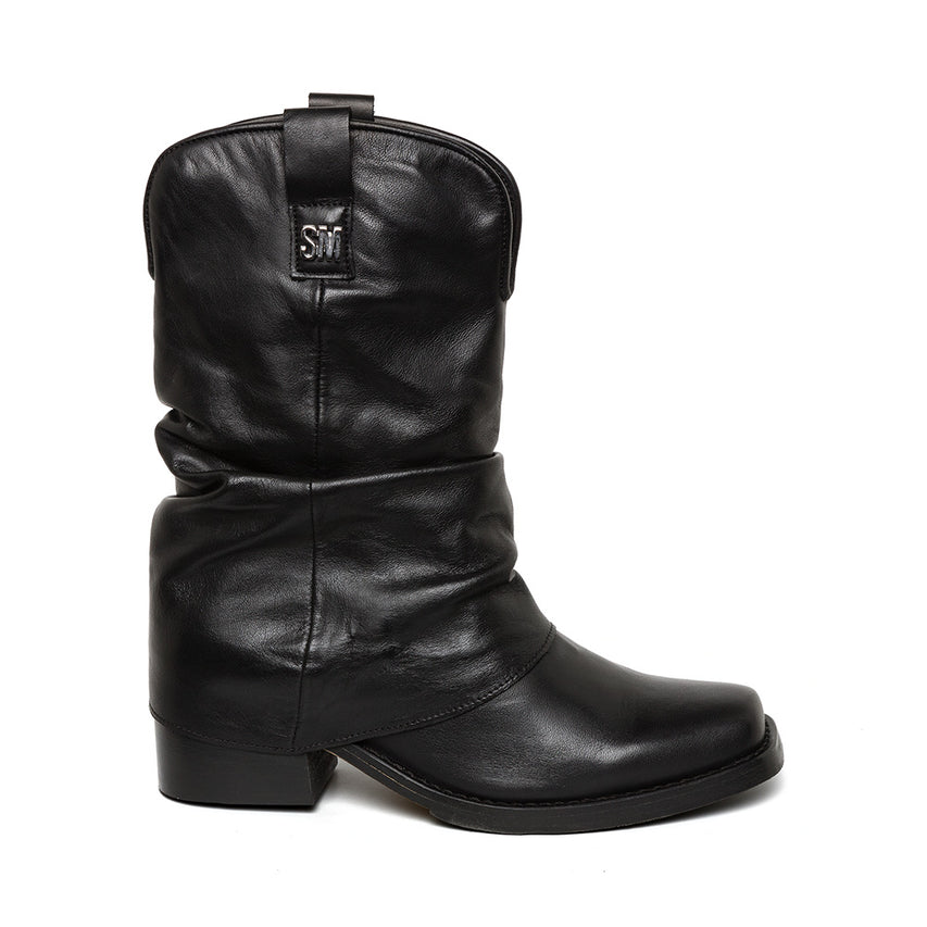 Qiana Bootie BLACK LEATHER