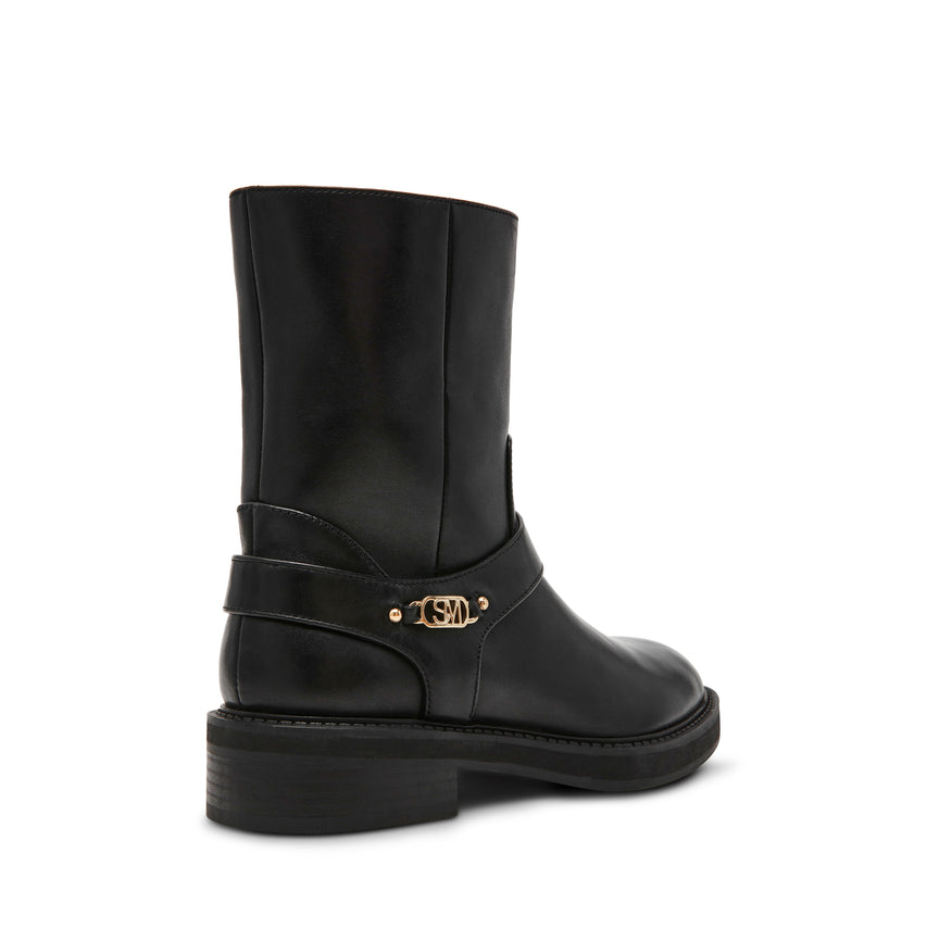 Loophole Bootie BLACK LEAT