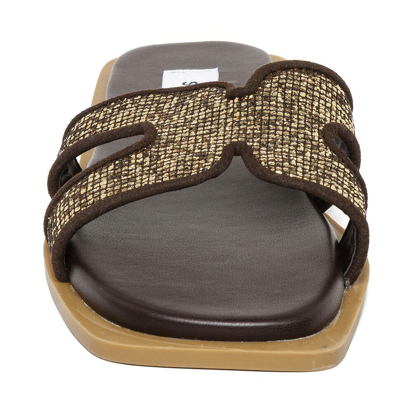 Sofia Slide GOLD GLITTER - view 3