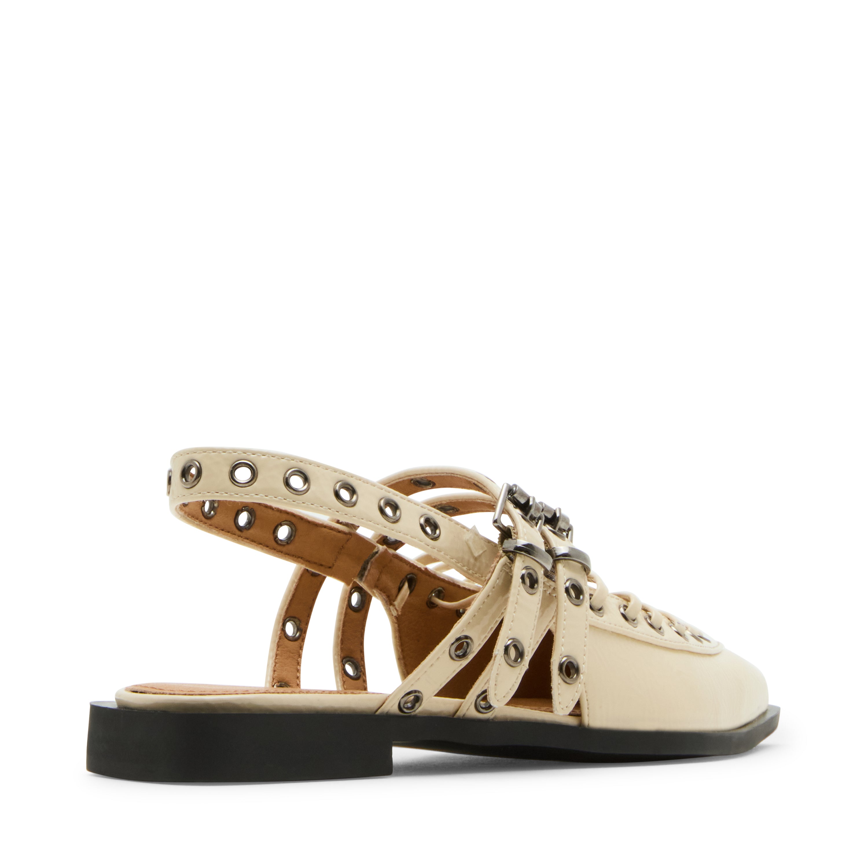 Galanti Flat Shoe BONE PATENT - view 5