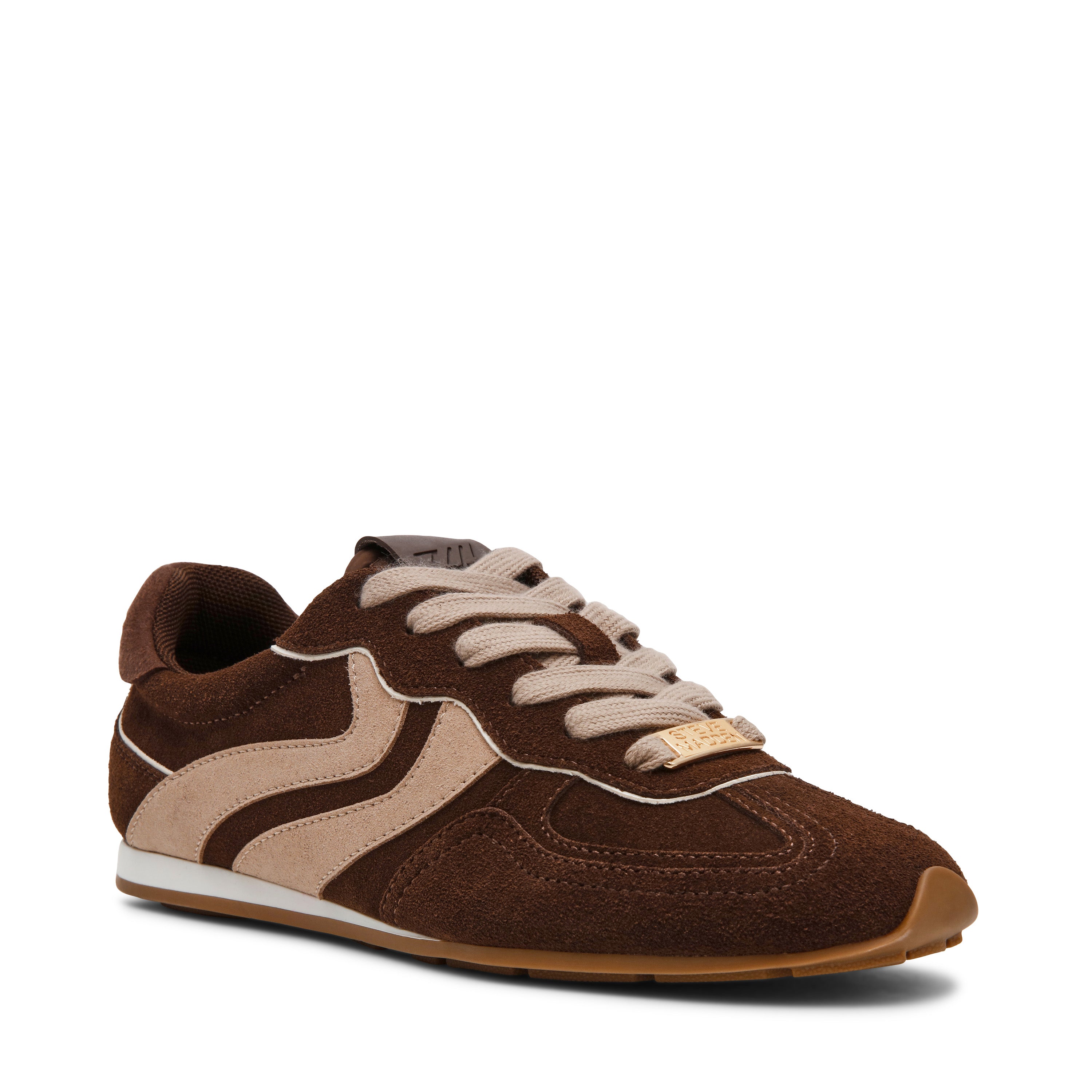 Abbi-SM Sneaker CHO BRN SUEDE - view 2