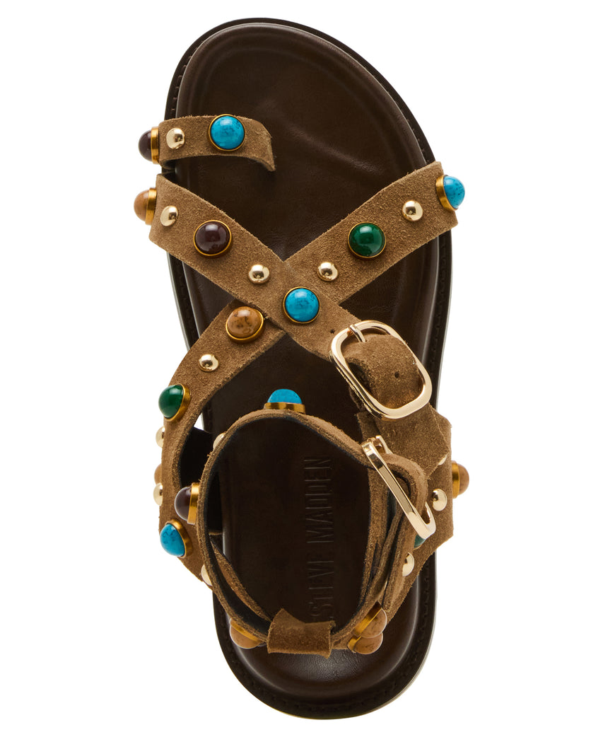 Linear Sandal TAUPE SUEDE - view 6