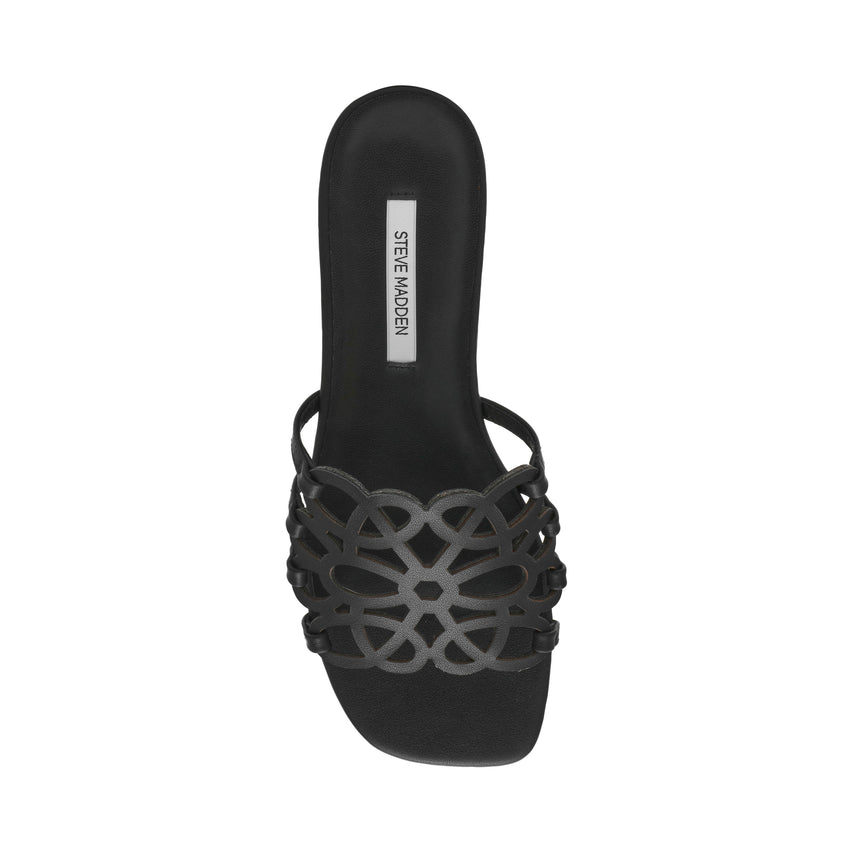 Lotus-CN Sandal BLACK LEATHER - view 6