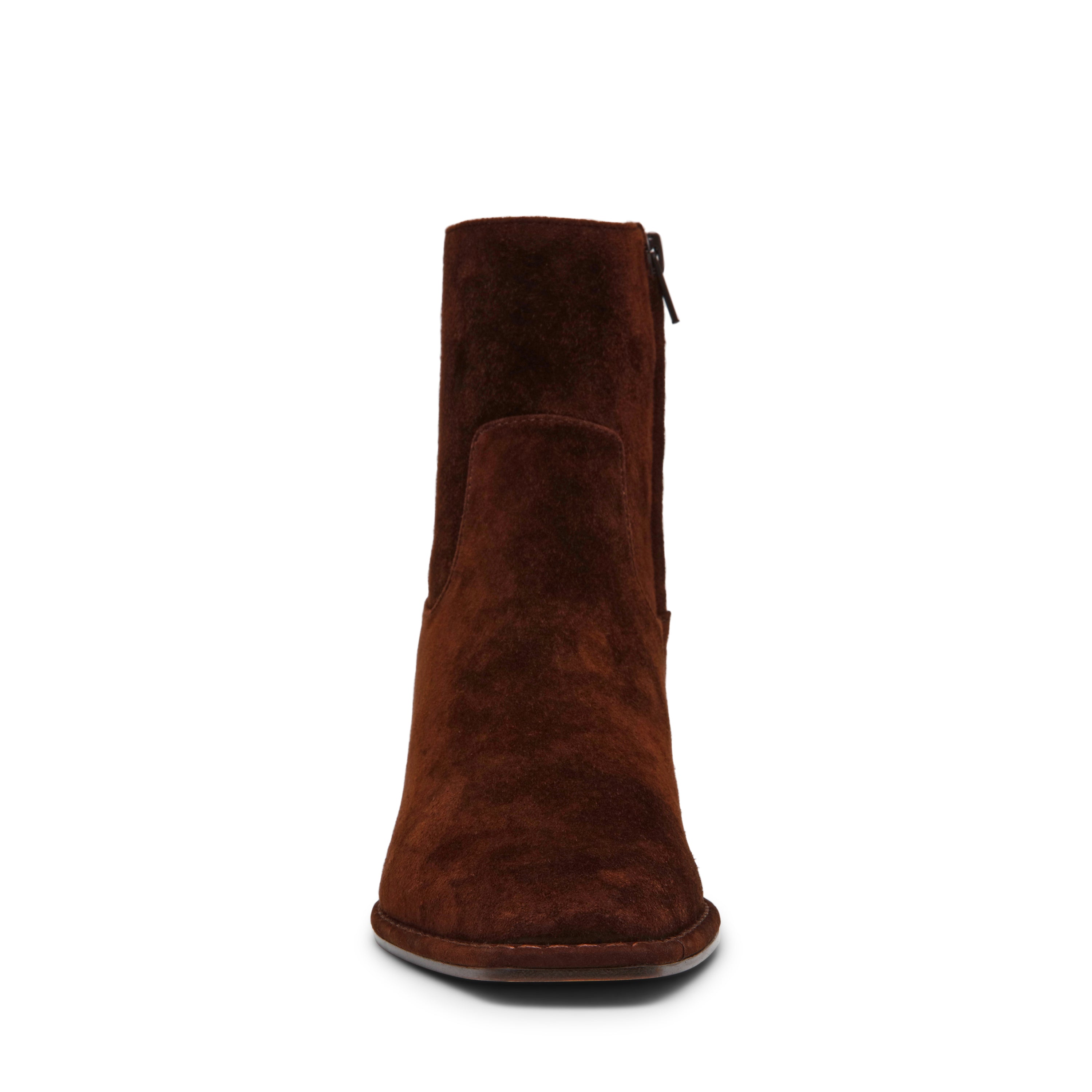 Define Bootie BROWN SUEDE - view 3