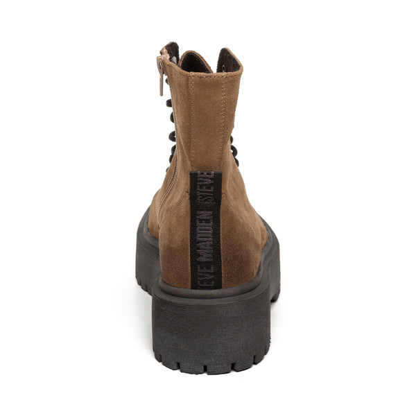 Skylar Bootie Taupe Suede