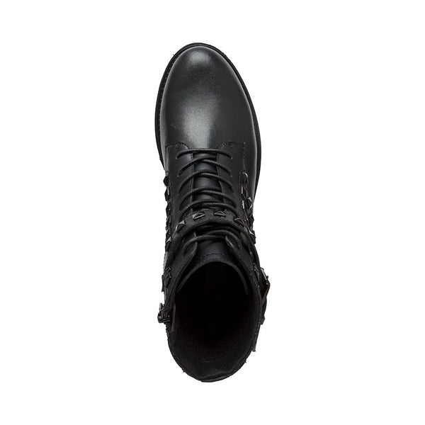 Bobie Black Leather - Steve Madden Polska