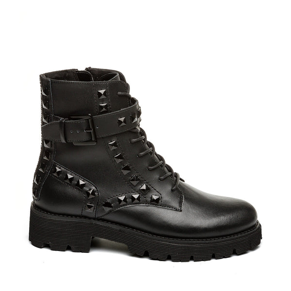 Bobie Black Leather - Steve Madden Polska