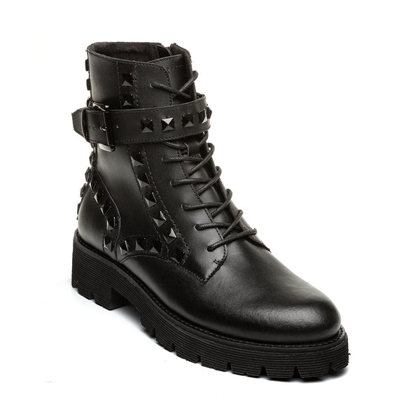 Bobie Black Leather - Steve Madden Polska