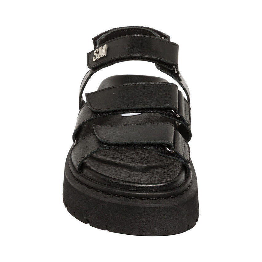 Glorias Sandal BLACK LEATHER - view 3