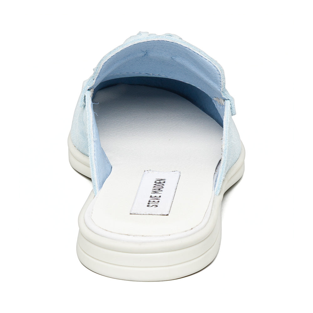 Odenza Flat Shoe LT BLUE SUEDE - view 4
