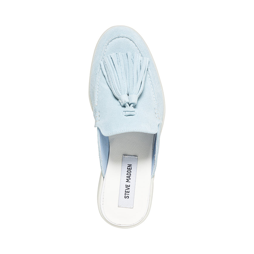 Odenza Flat Shoe LT BLUE SUEDE - view 5