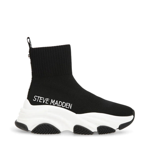 STEVE MADDEN Prodigy Sneaker Black/Whte Chunky Sneakers