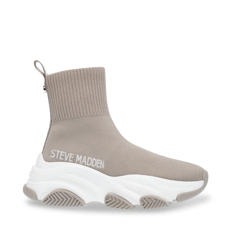 STEVE MADDEN Prodigy Sneaker Lt Taupe/White Chunky Sneakers