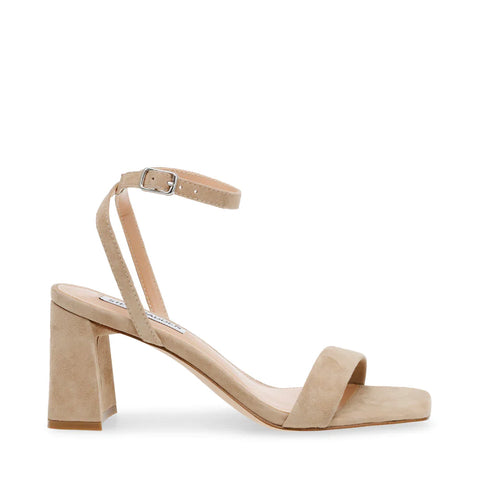 STEVE MADDEN Luxe Sandal Tan Suede Cyber Week - všetko