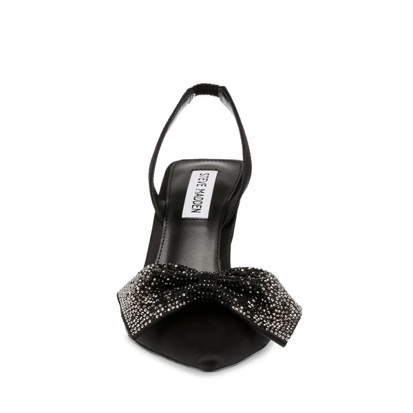 NITEOWL SANDAL BLACK SATIN