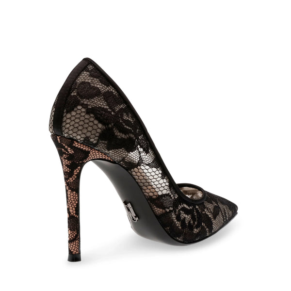 Evelyn-L Pump Blk Lace