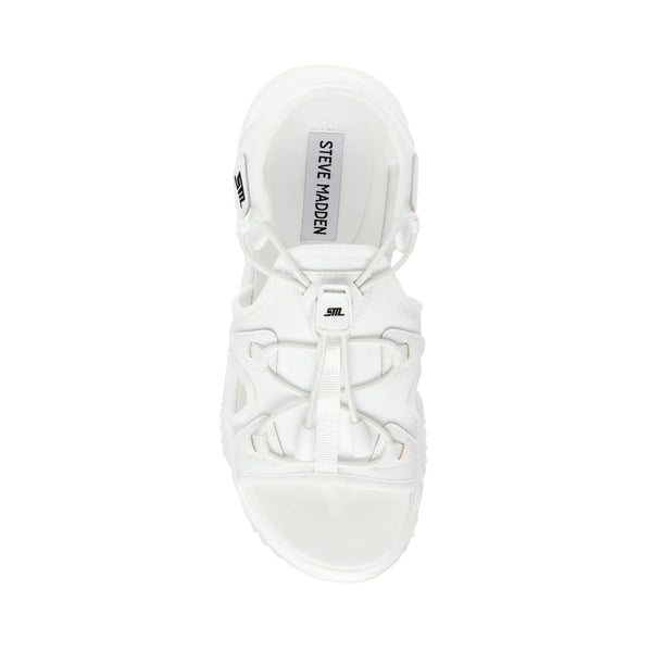 CHIVALRY SANDAL WHITE/WHITE - Steve Madden Polska