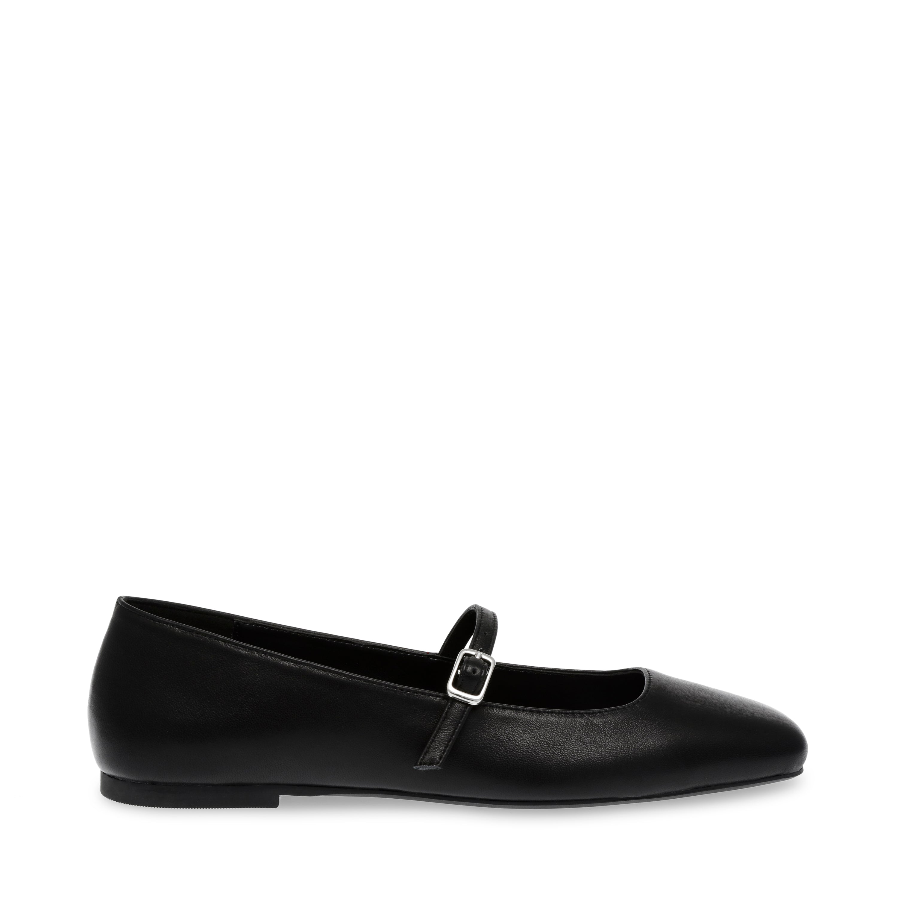 EZRI BALLERINAS BLACK LEATHER