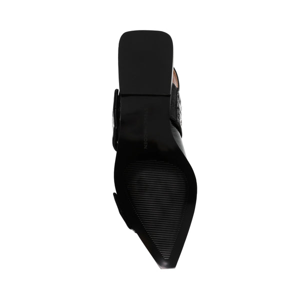 Grand Ave Sandals Black Patent