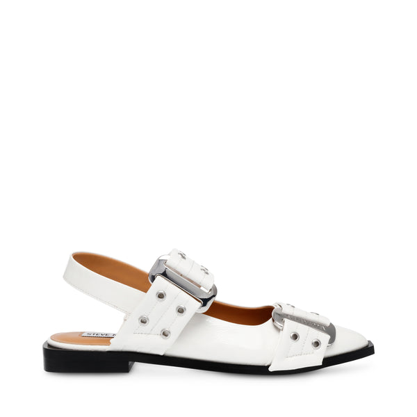 Grand Ave Sandals White Patent