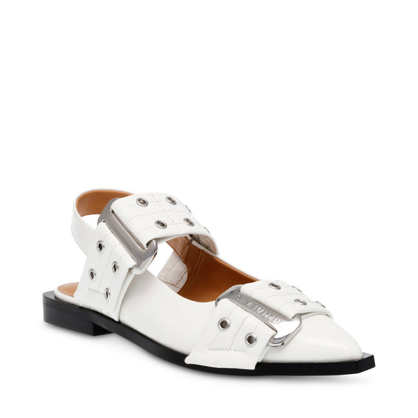 Grand Ave Sandals White Patent