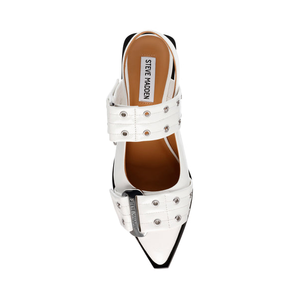 Grand Ave Sandals White Patent