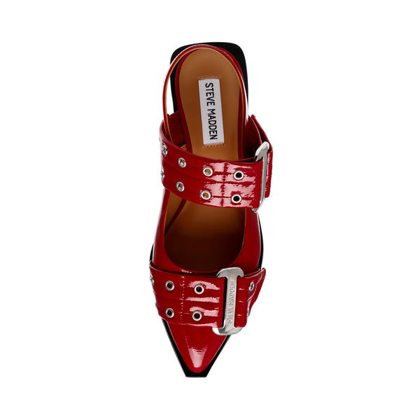 Grand Ave Sandals Red Patent