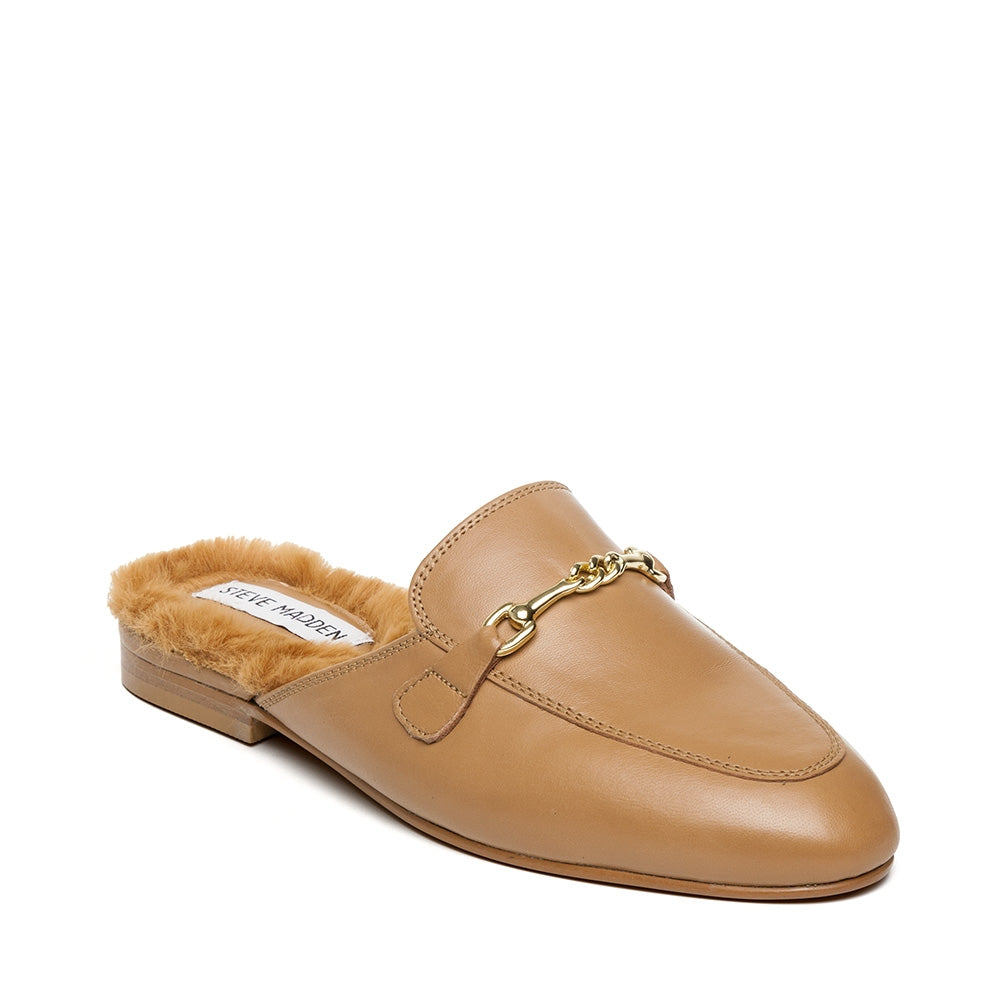 Cleodora-F Mules Tan Leather- Hover Image