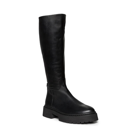 STEVE MADDEN Galina Boots Black Leather Cancelled order