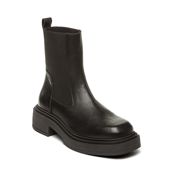 Churro Boots Black Leather