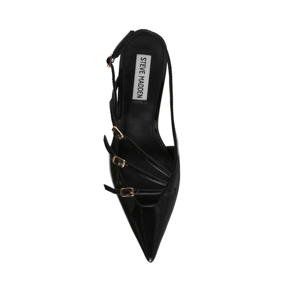 LIANA SLINGBACKS BLACK PATENT