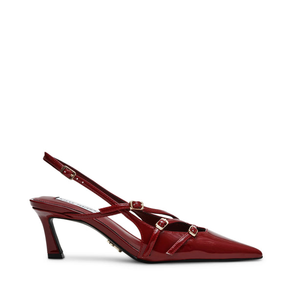 LIANA SLINGBACKS WINE PATENT