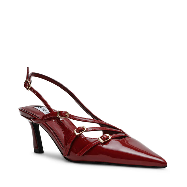 LIANA SLINGBACKS WINE PATENT