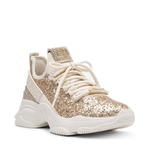 STEVE MADDEN MAXILLA-G SNEAKER GOLD GLITTER Bestsellery