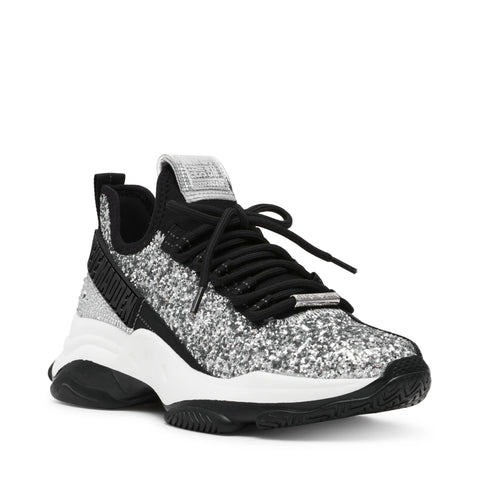 STEVE MADDEN Maxilla-G Sneaker Black Glitter Bestsellery