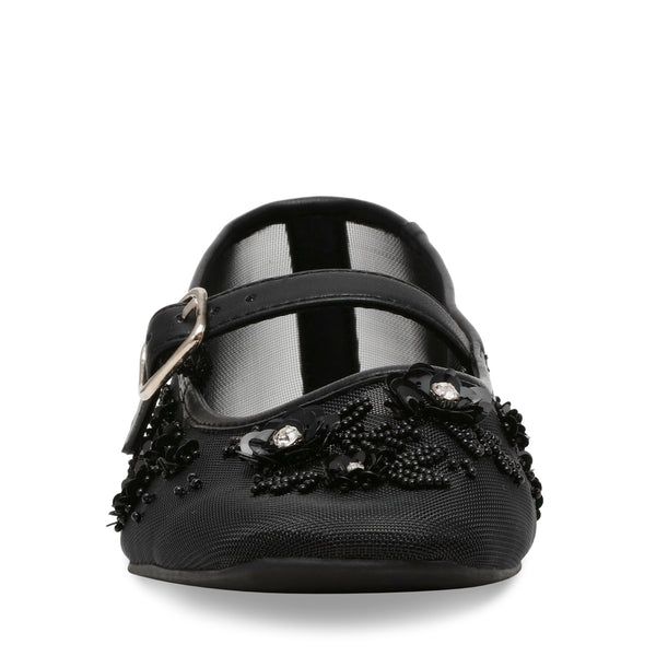 Wildflower Flat Shoe BLACK MESH