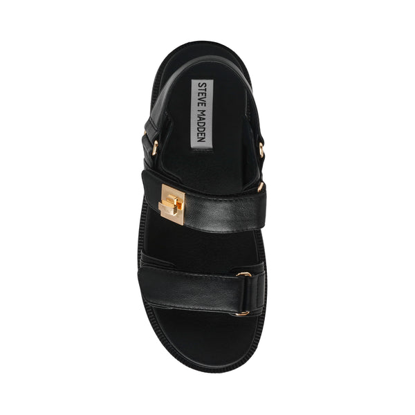 Supermona Sandal BLACK LEATHER