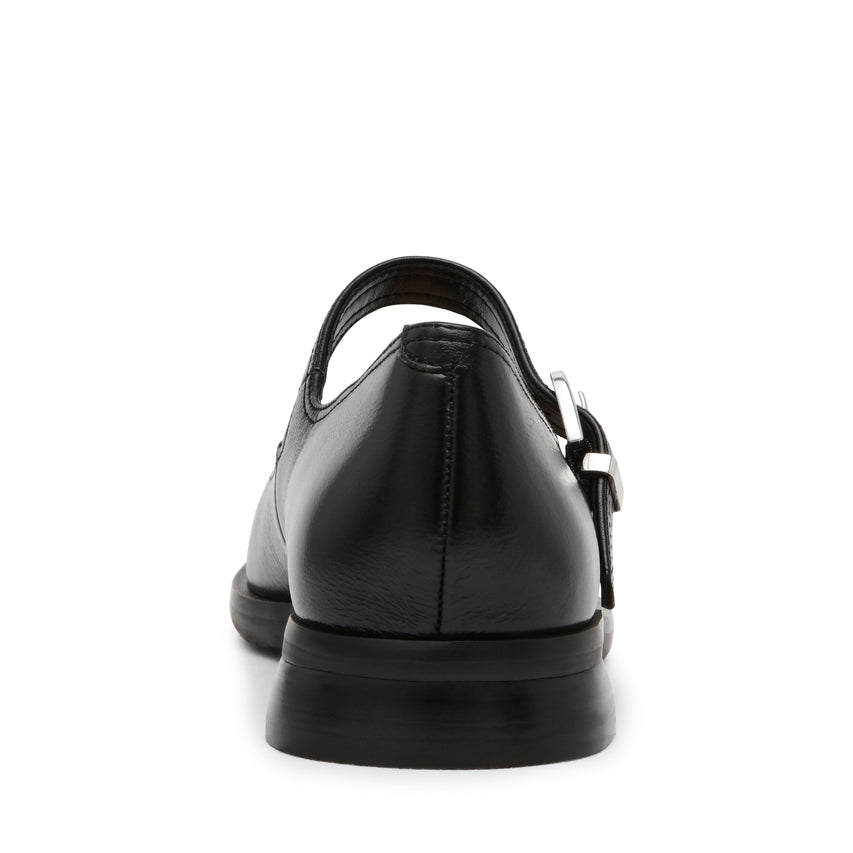 Delancy Flat Shoe BLACK LEATHER