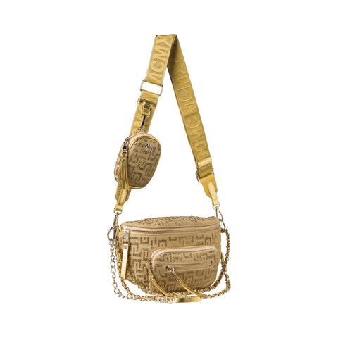 STEVE MADDEN Bmaxima-S Crossbody Bag Gold Farby Leta