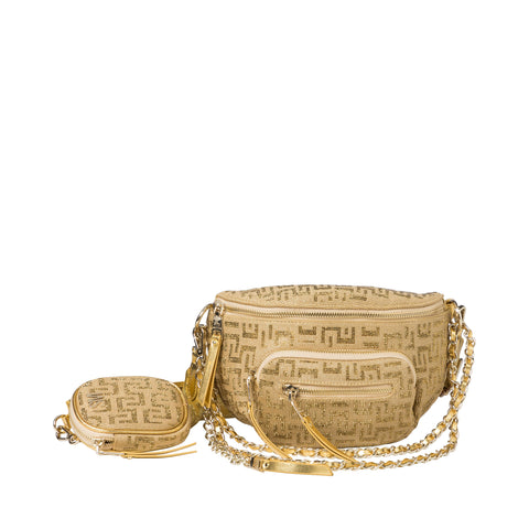 STEVE MADDEN Bmaxima-S Crossbody Bag Gold Farby Leta