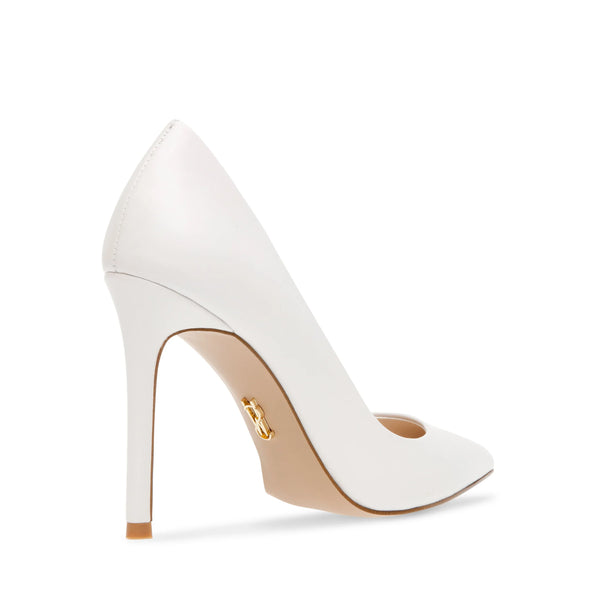 Evelyn-E Pump White Leather - Steve Madden Polska