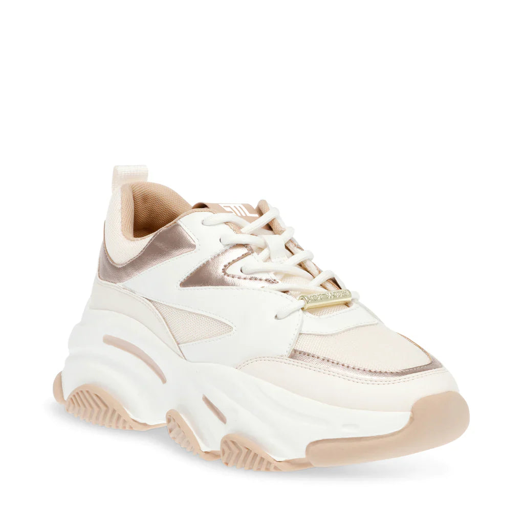 Progressive Sneaker Cream Rose Gld- Hover Image