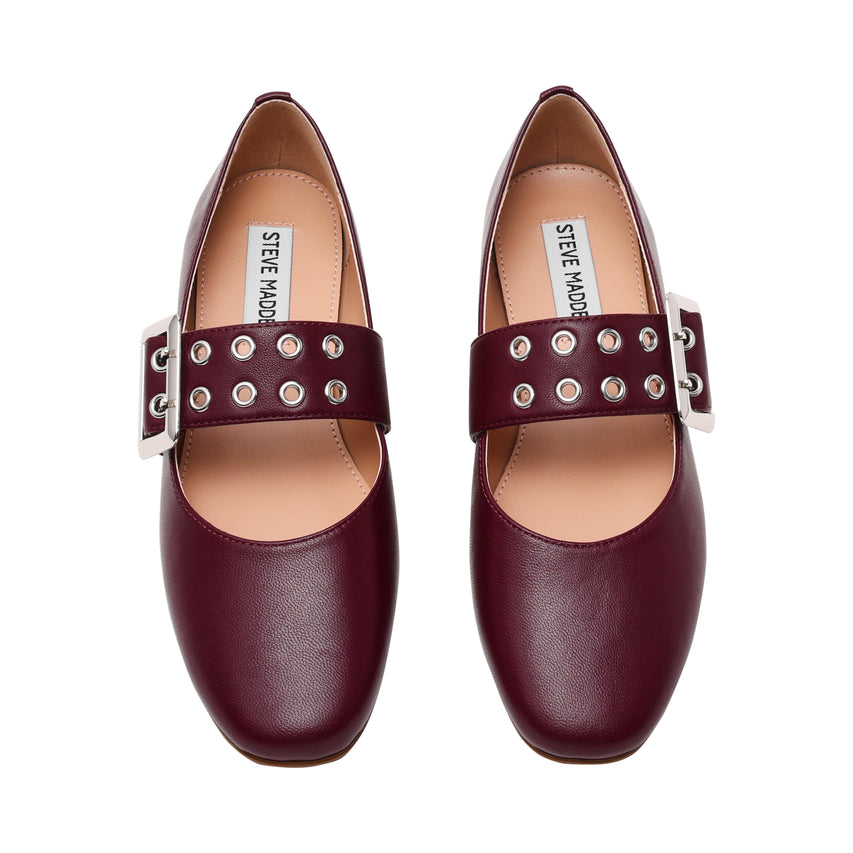 Atlantica Flat Shoe CHERRY LACQ LE