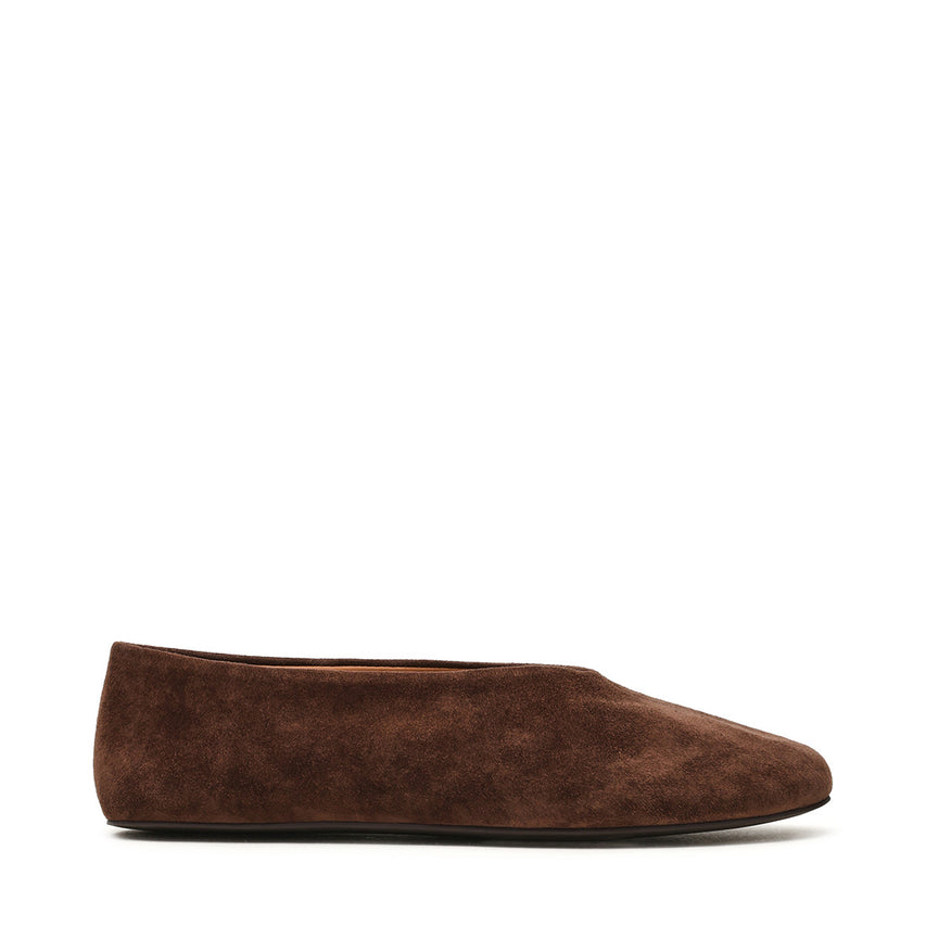Cyntra Flat Shoe BROWN SUEDE