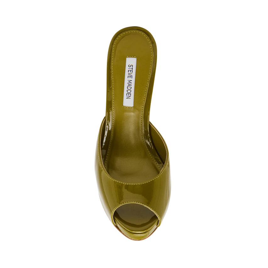 Distract Mule OLIVE PATENT - view 6