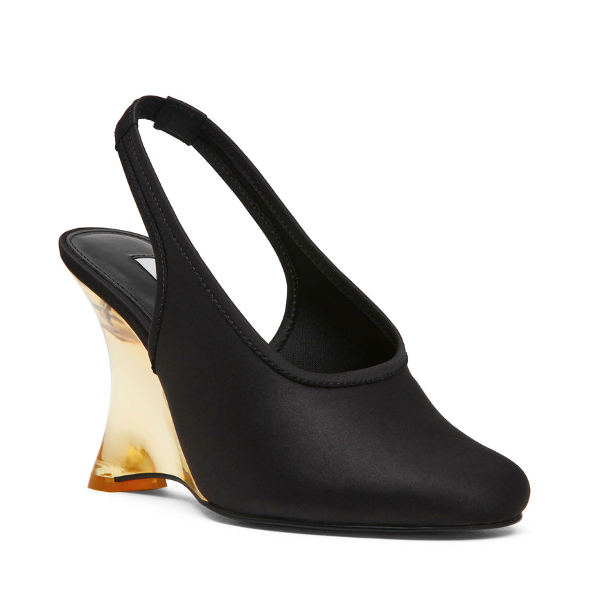 Dyra Sandal BLACK SATIN - view 2