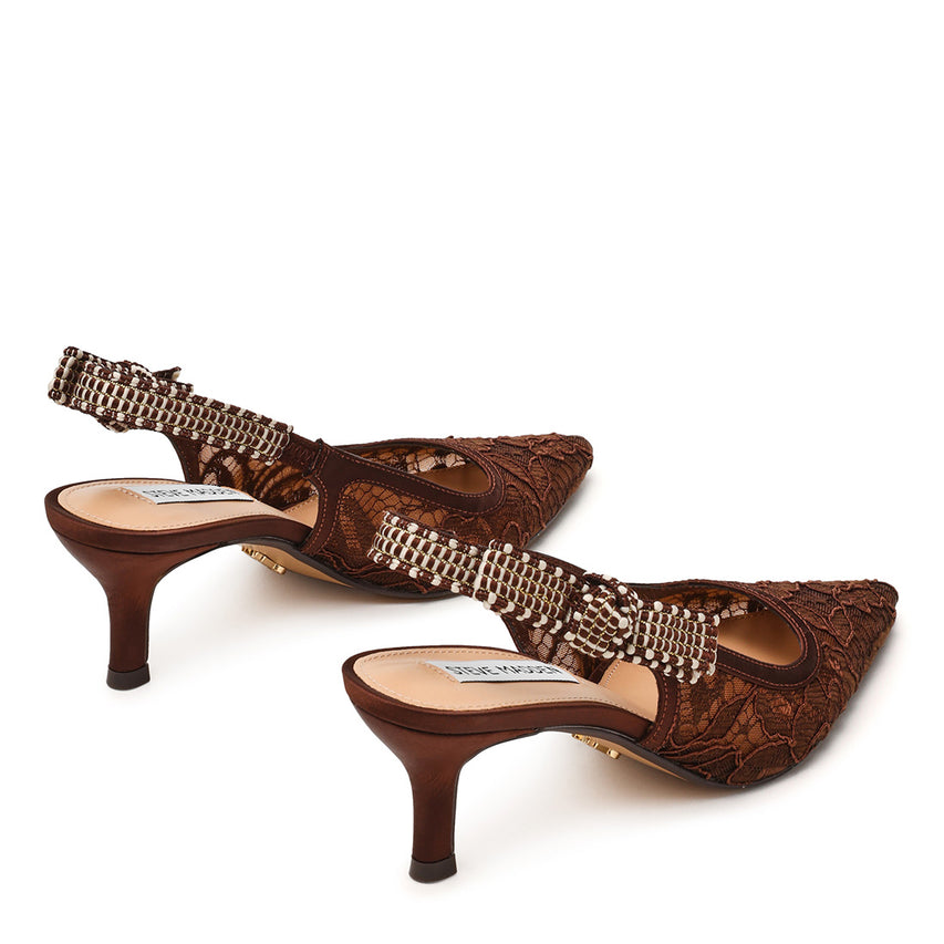 Ensemble Pump BROWN LACE - view 3