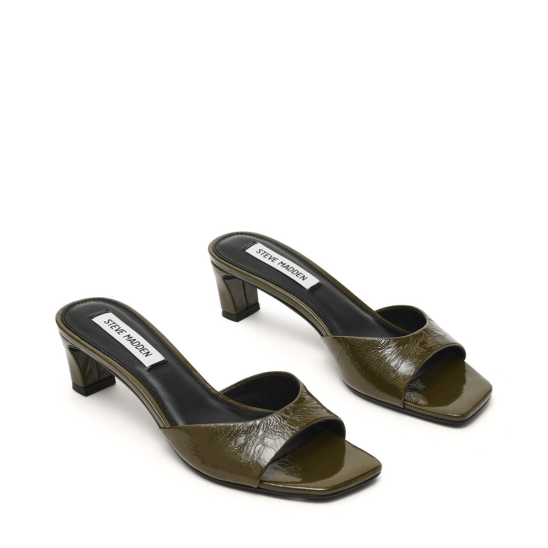 Hints Mule DK OLIVE CRINKLE LEATHER - view 2