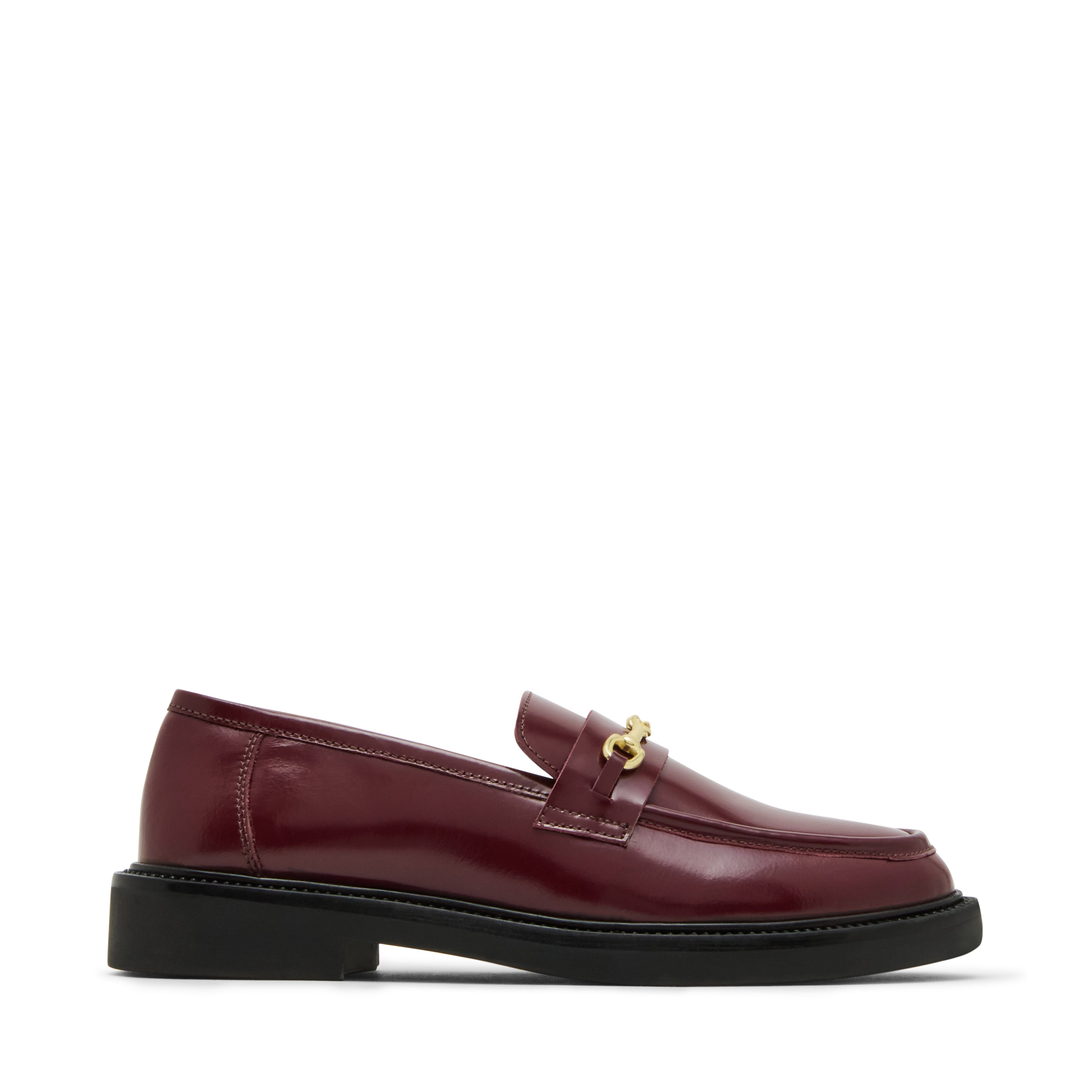 Huddles Flat Shoe BUR BOX LEA